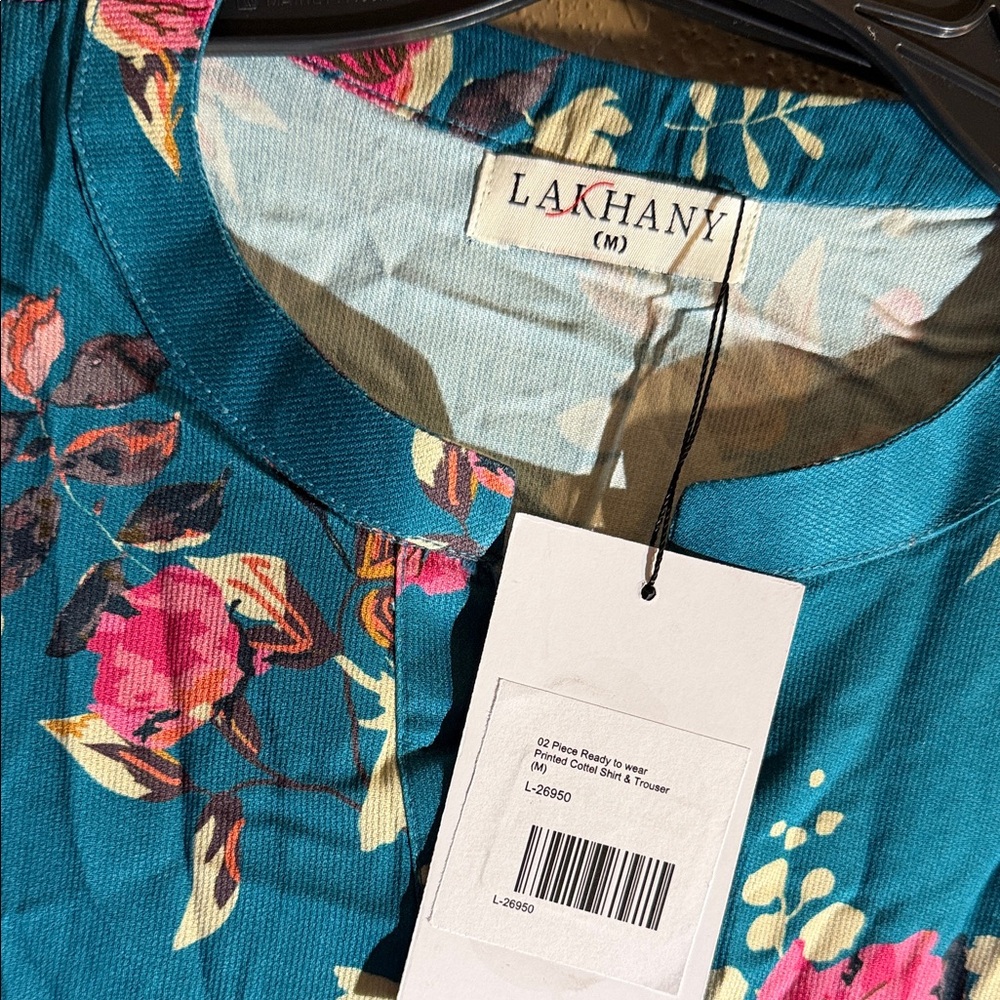 2pc NWT Teal and Floral Women's set